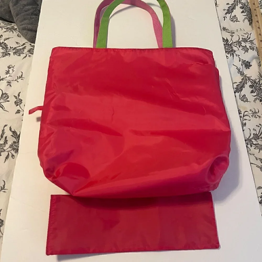 Lilly Pulitzer Estee Lauder Women's Tote Lilly's Lemon Print Bag Carryall 17
